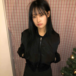Basic Loose Fit MA-1 Bomber Jumper