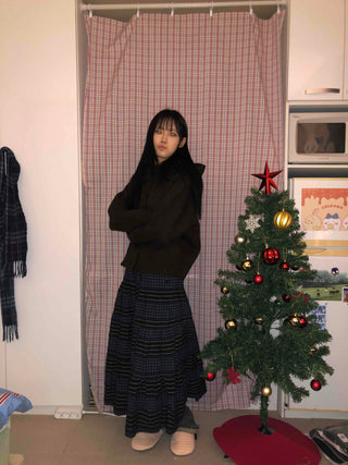 Simple Fit Button Knit Hooded Cardigan