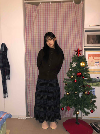 Simple Fit Button Knit Hooded Cardigan