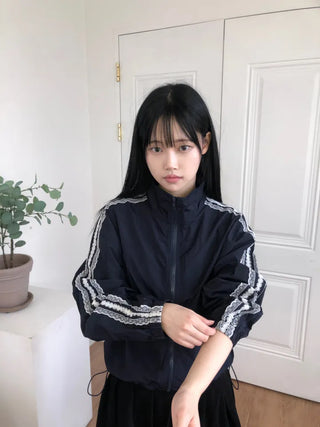 Aru Lace Windbreaker