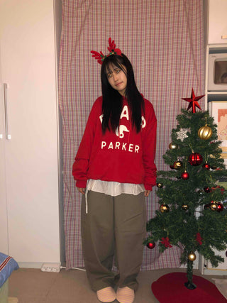 Boxy Fit Oversized Cotton Long Pants