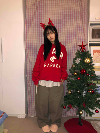 Boxy Fit Oversized Cotton Long Pants