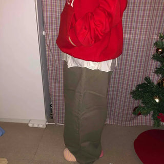 Boxy Fit Oversized Cotton Long Pants