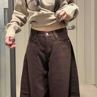 Check Cargo Back Pocket Wide Pants