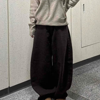 Check Cargo Back Pocket Wide Pants