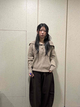 Check Cargo Back Pocket Wide Pants