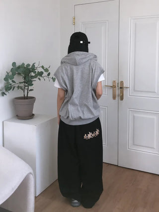 Bien Hem String Embroidery Pants