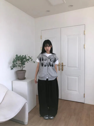 Bien Hem String Embroidery Pants