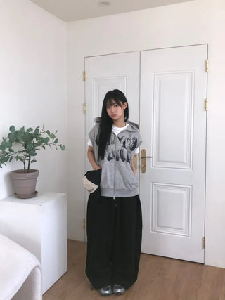 Bien Hem String Embroidery Pants
