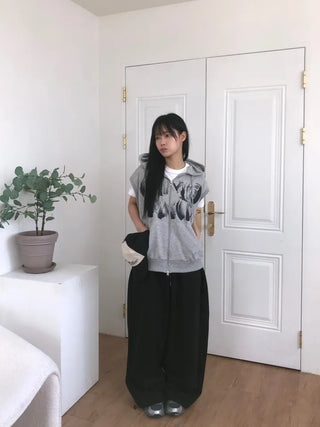 Bien Hem String Embroidery Pants