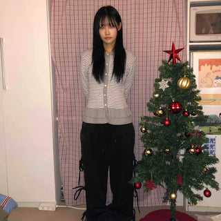 Side Point String Long Pants