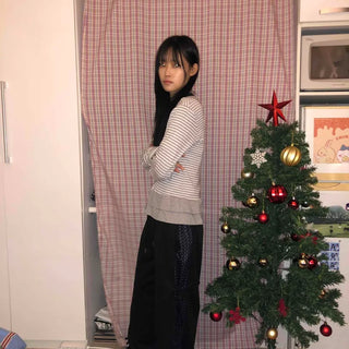 Side Point String Long Pants