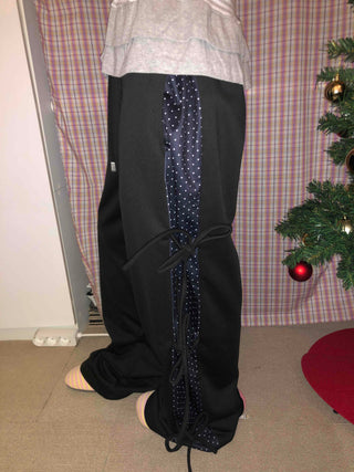 Side Point String Long Pants
