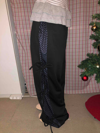 Side Point String Long Pants
