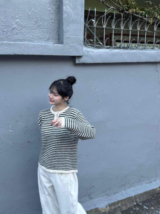 Natural Wash Balloon Fit Wide Pants