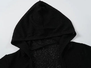 Oniel Knit Wrap Hooded Cardigan
