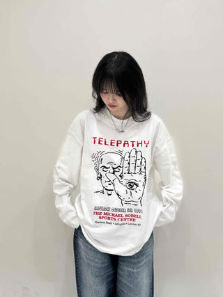 Campus Lettering Graphic Oversized Long Sleeve T-shirt