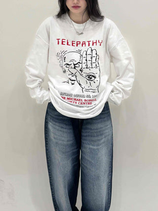 Campus Lettering Graphic Oversized Long Sleeve T-shirt