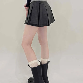 High-waisted Pleated Tennis Skirt