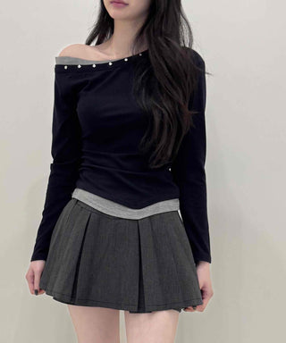 High-waisted Pleated Tennis Skirt