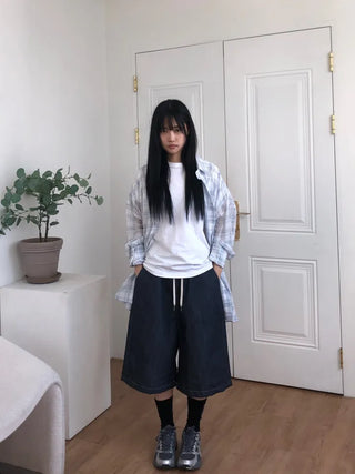 Lisa Oversized Linen See-through Shirt