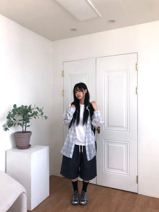 Lisa Oversized Linen See-through Shirt