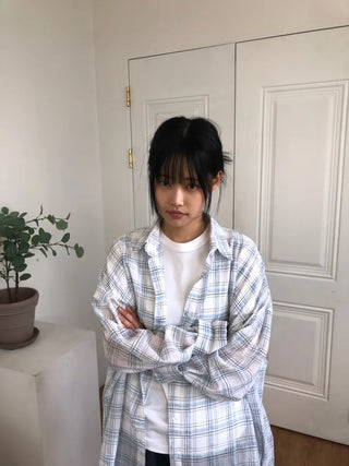 Lisa Oversized Linen See-through Shirt