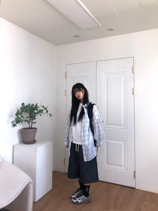 Lisa Oversized Linen See-through Shirt