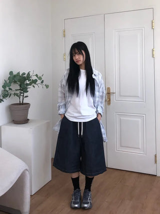 Lisa Oversized Linen See-through Shirt