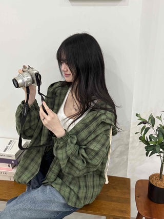 Vintage Check Loose Fit Shirt