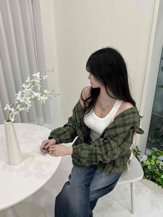 Vintage Check Loose Fit Shirt