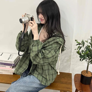 Vintage Check Loose Fit Shirt