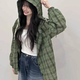 Vintage Check Loose Fit Shirt