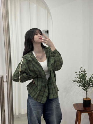 Vintage Check Loose Fit Shirt