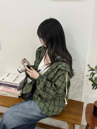 Vintage Check Loose Fit Shirt