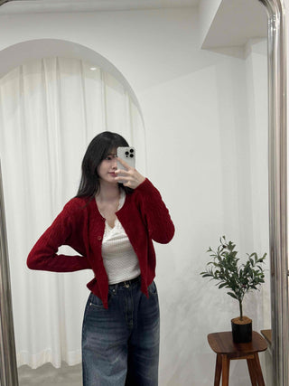 Glam Lace Dot Cross Long Sleeve T-shirt