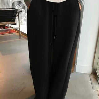 Button Pocket Wide Sweatpants