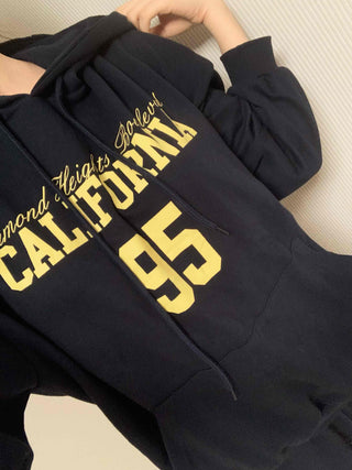 Lettering Oversized Hoodie Tracksuit Set