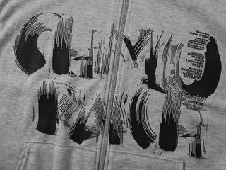 Leua Lettering Hooded Vest