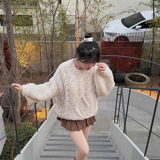 Winter Corduroy Pleated Mini Skirt