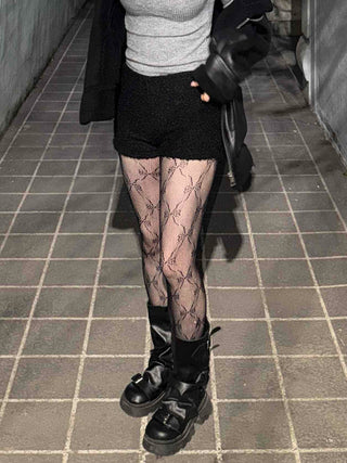 Chic Stretchy Knit Mini Shorts