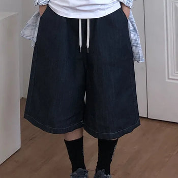 Tisci Raw Denim Bermuda Pants