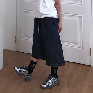 Tisci Raw Denim Bermuda Pants