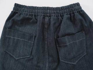 Tisci Raw Denim Bermuda Pants