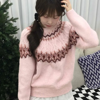 Sweet Round Neck Knit
