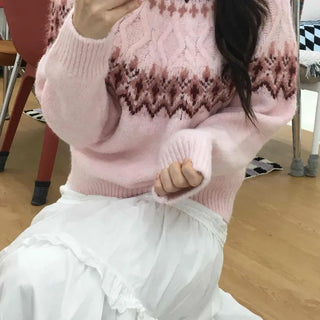 Sweet Round Neck Knit
