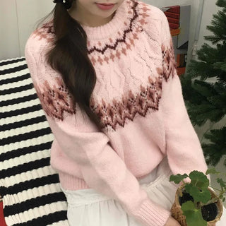 Sweet Round Neck Knit