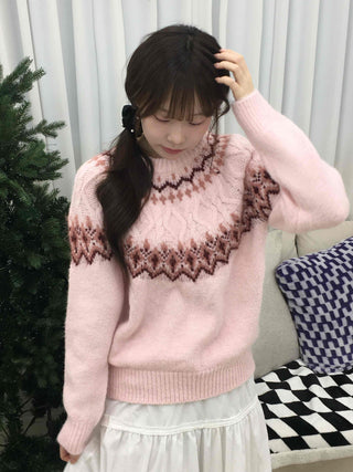 Sweet Round Neck Knit