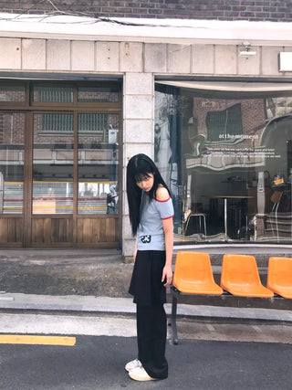 Yure Layered Wrap Skirt Pants