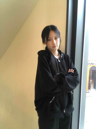 Studded Point Standard Zip-up